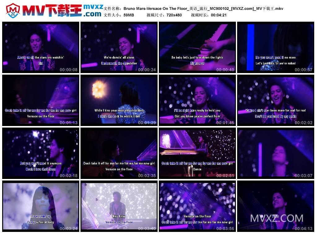Bruno Mars-Versace On The Floor_英语_流行_MC900102